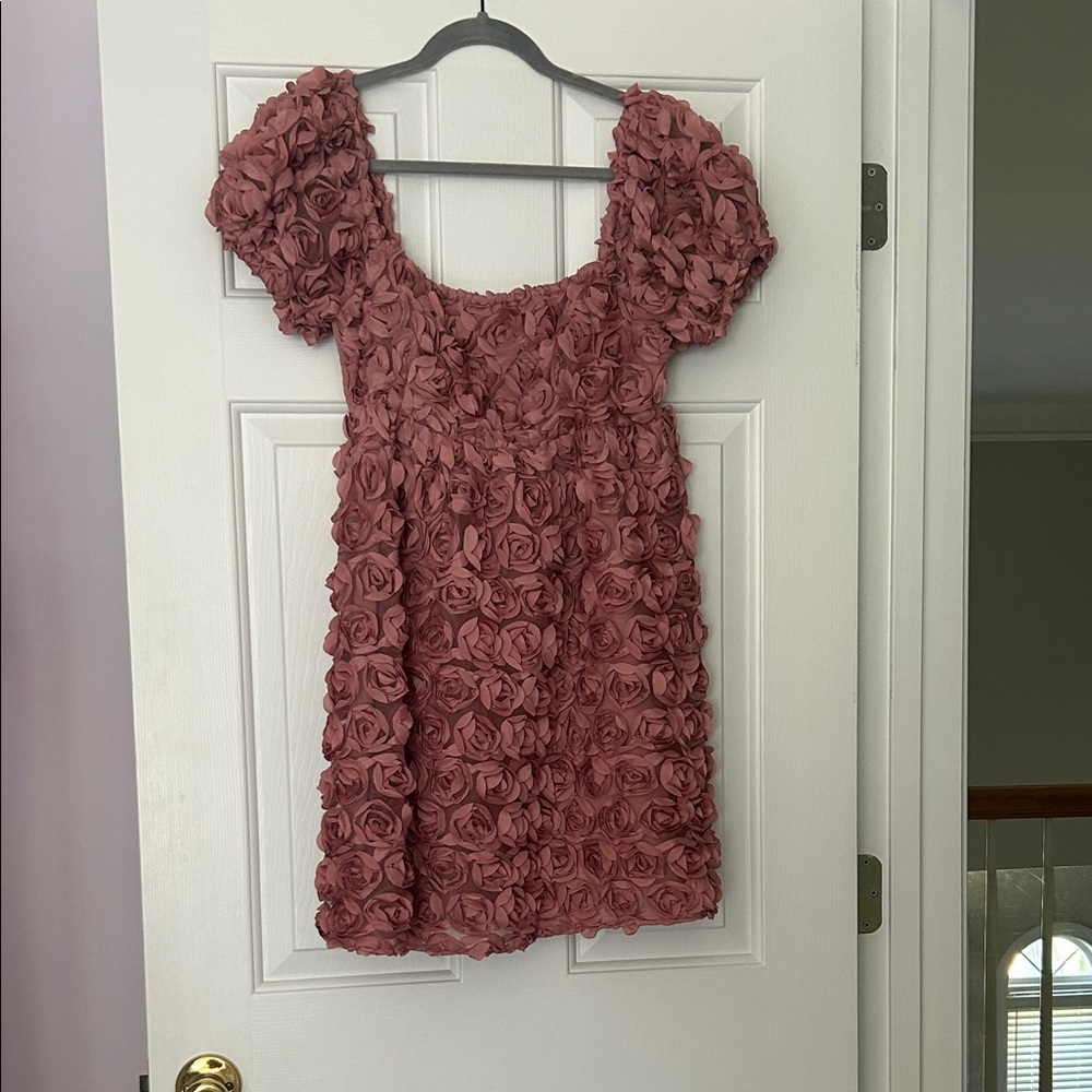 Altar'd State Pink Textured Dress - Picture 2 of 6